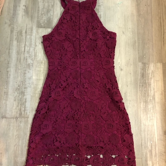 Lulus Love PoemMagenta dress size medium - Picture 9 of 16